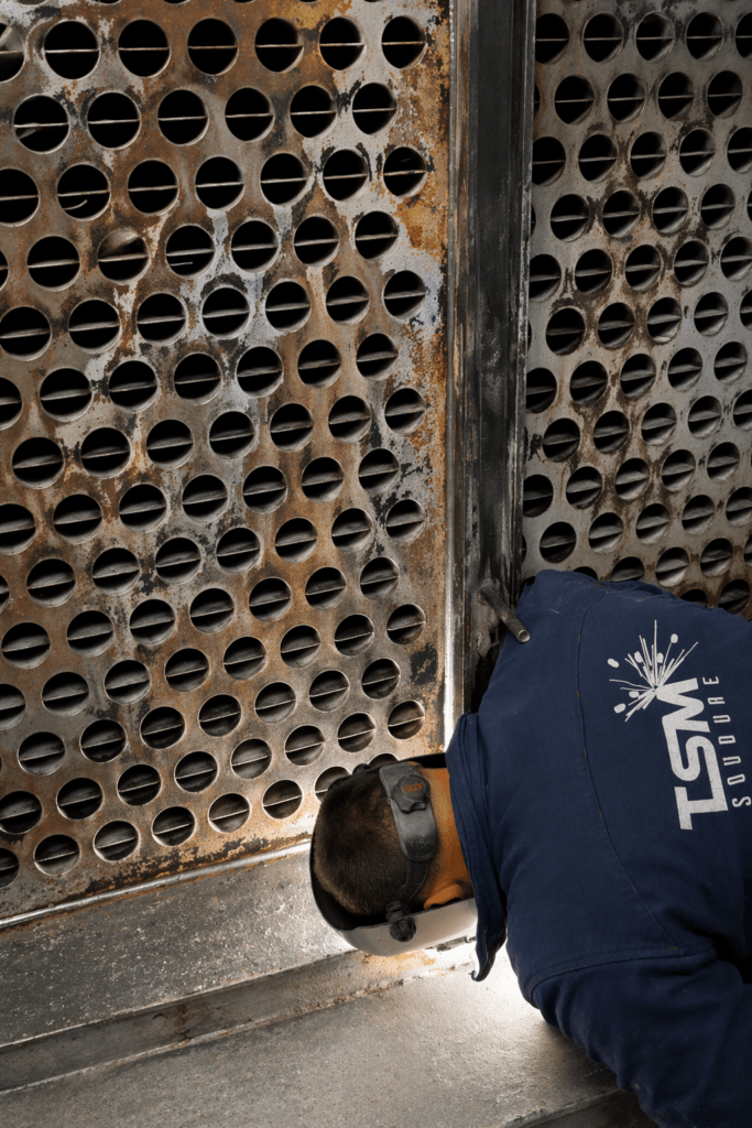 Soudage de canalisations sur site